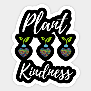 Plant Kindness - Growing Hearts Sticker